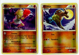 Nockchan & Kicklee Reverse Holo (57 & 58)