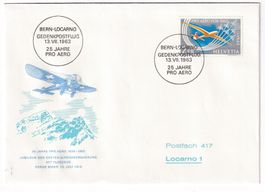 Flugpostbrief 1963