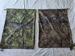 2x Tarnnetz Camouflage 1,4 × 2,2 Tarnung Jagd Survival