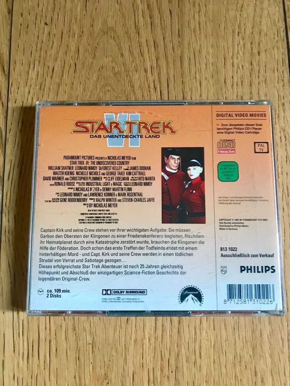 CD & DVD vergini: Star Trek VI Das Unentdeckte Land CD-i – Usato da Basel venduto da ece2108 5
