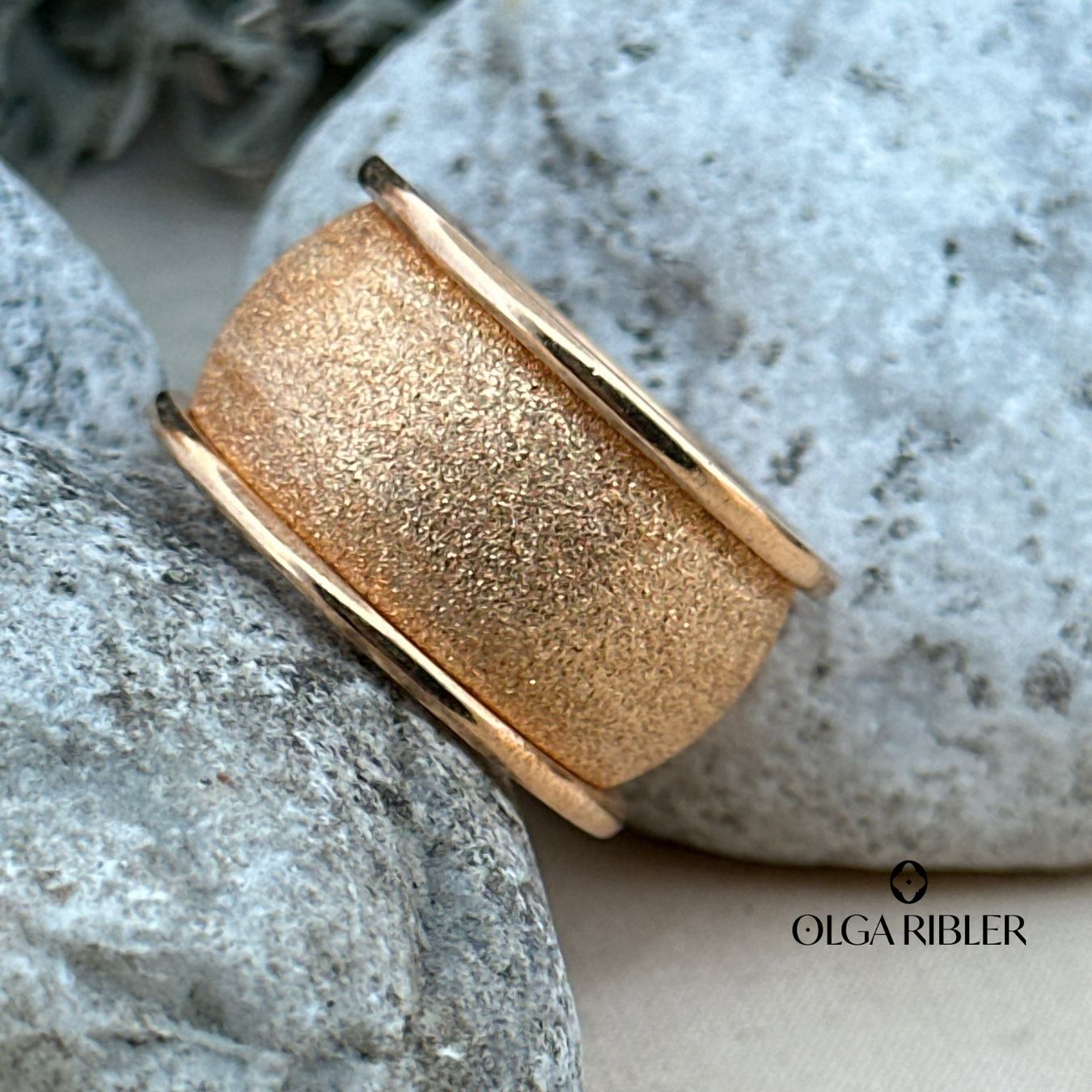 Olga Ribler Ringe: Edelstahl Statement  Ring rosevergoldet Grösse 58 – Neu (gemäss Beschreibung) aus Luzern von Schmuckoutlet 4