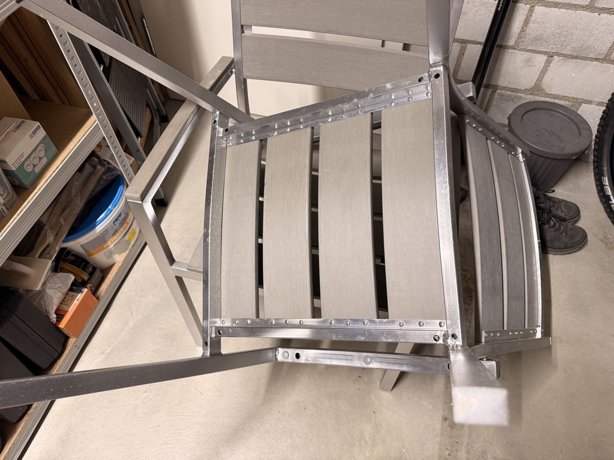 Sedie: Gartenstühle Aluminium Grau 2 Stk – Usato da Strengelbach venduto da Camber 5