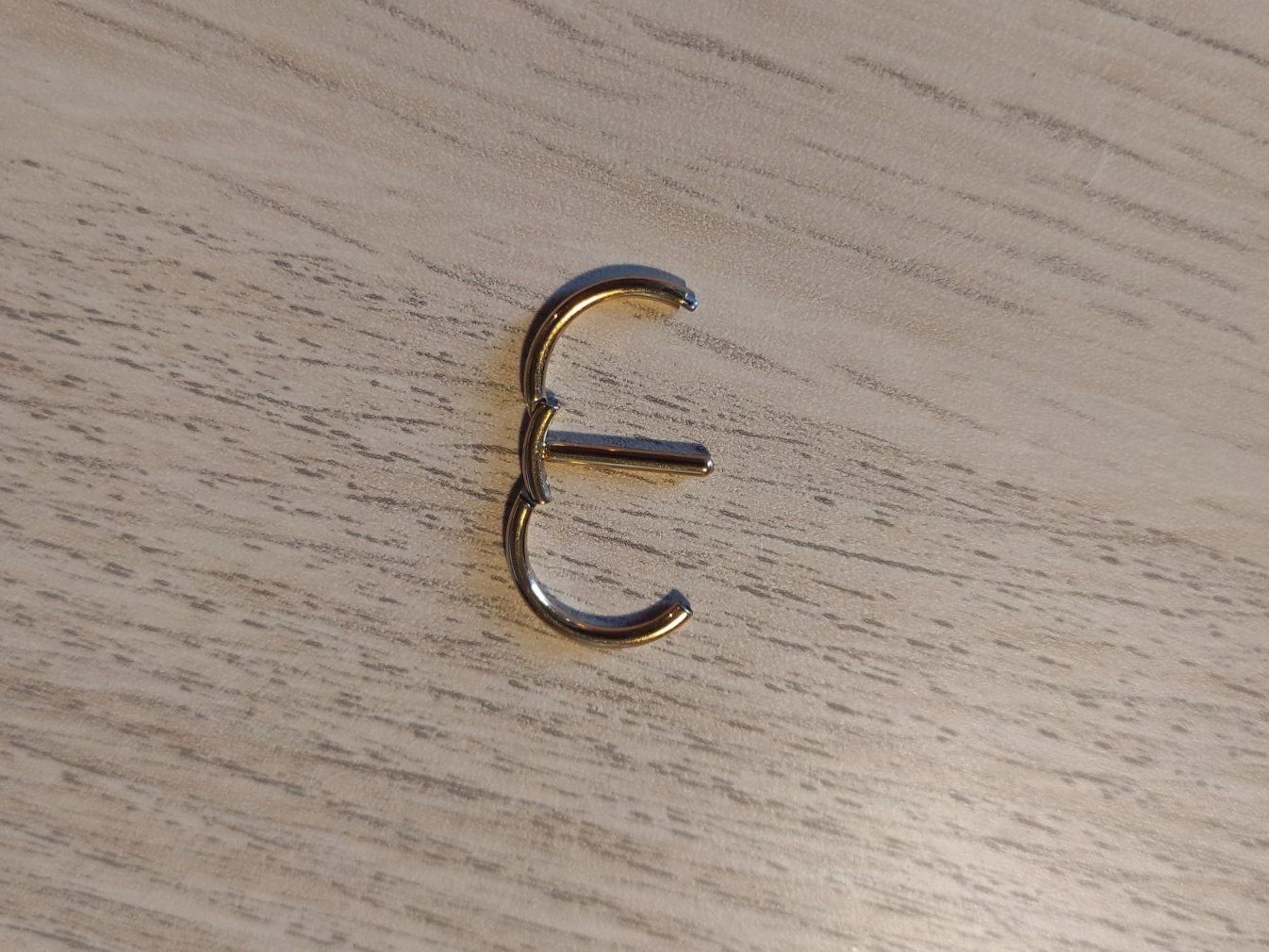 Gioielli per piercing: Piercing Ring, Clicker mit Stab – Nuovo (secondo la descrizione) da Wädenswil venduto da cbla 1
