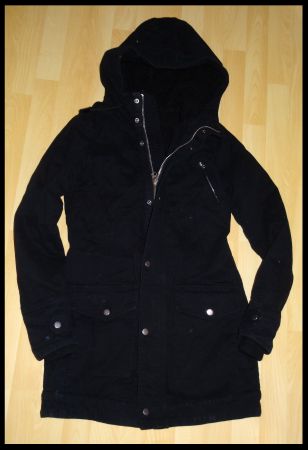 Wintermantel-RED-Gothic-Army-schwarz-Parka-XS