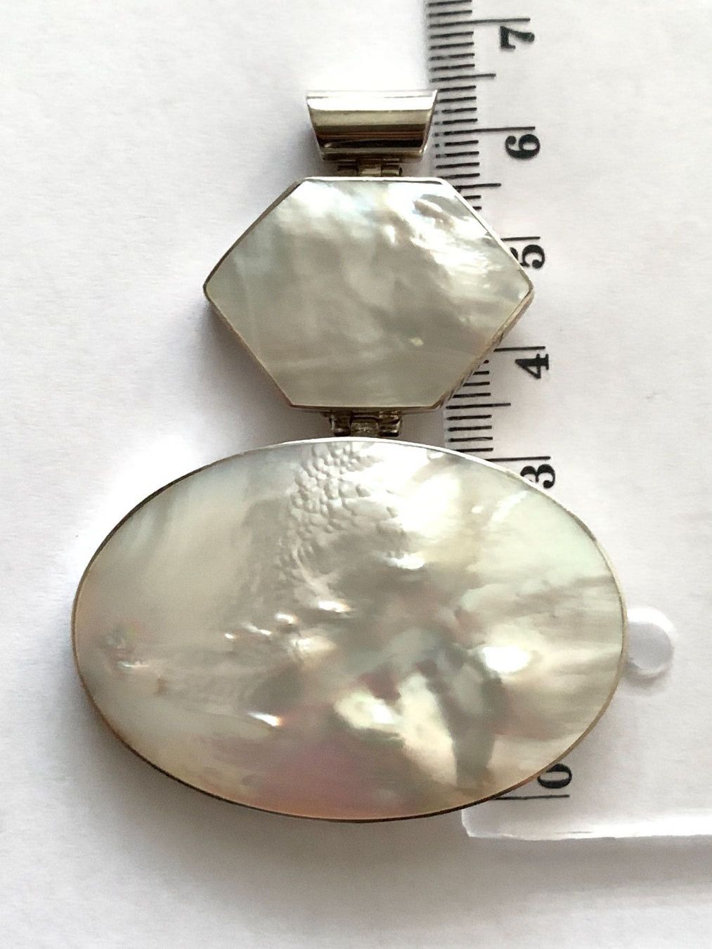 Catenine: 925 Silver Perlmutt Pendant Necklace – Nuovo e nell'imballaggio originale da Moehlin venduto da Balirain 6