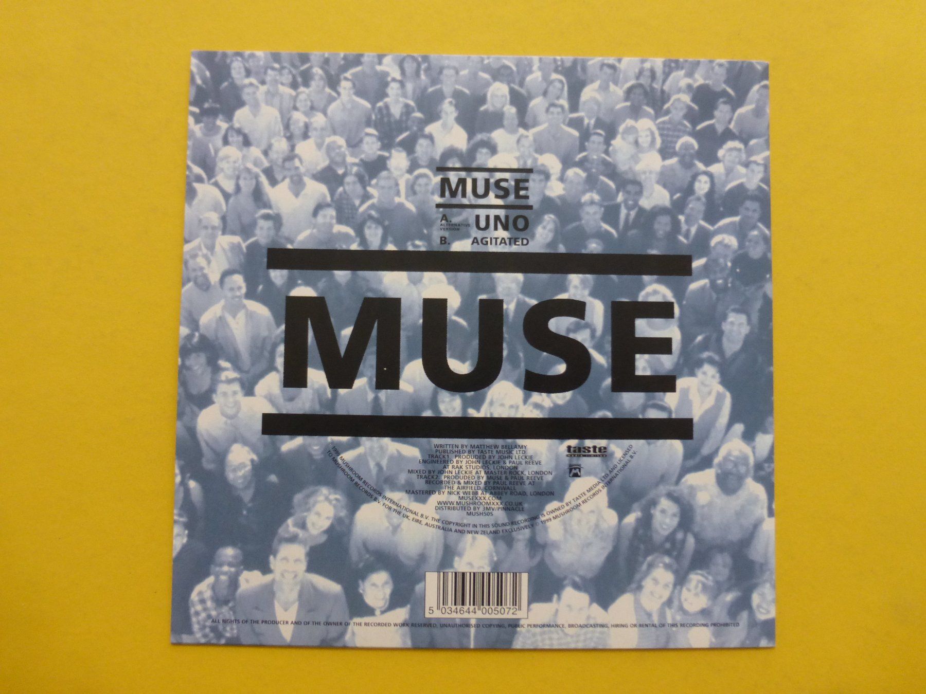 Dischi in vinile: Muse – Uno (CLEAR WAX) – Usato da Zürich venduto da Swiss57 1
