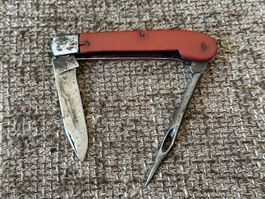 Uraltes Sackmesser WENGER lange Ahle 1920er RAR