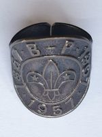 Pfadfinder Halstuchring B-P Jubiläum 1957 – 100 Jahre Baden-
