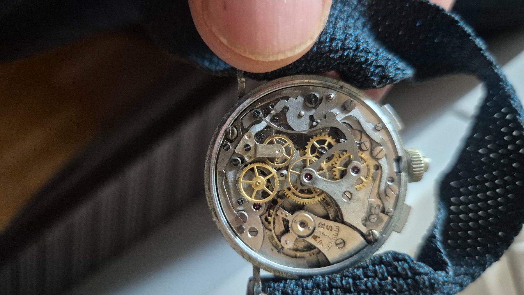 Swiss Orologi: Alte Chronograph Uhr – Usato da Rämismühle venduto da beni0010 3
