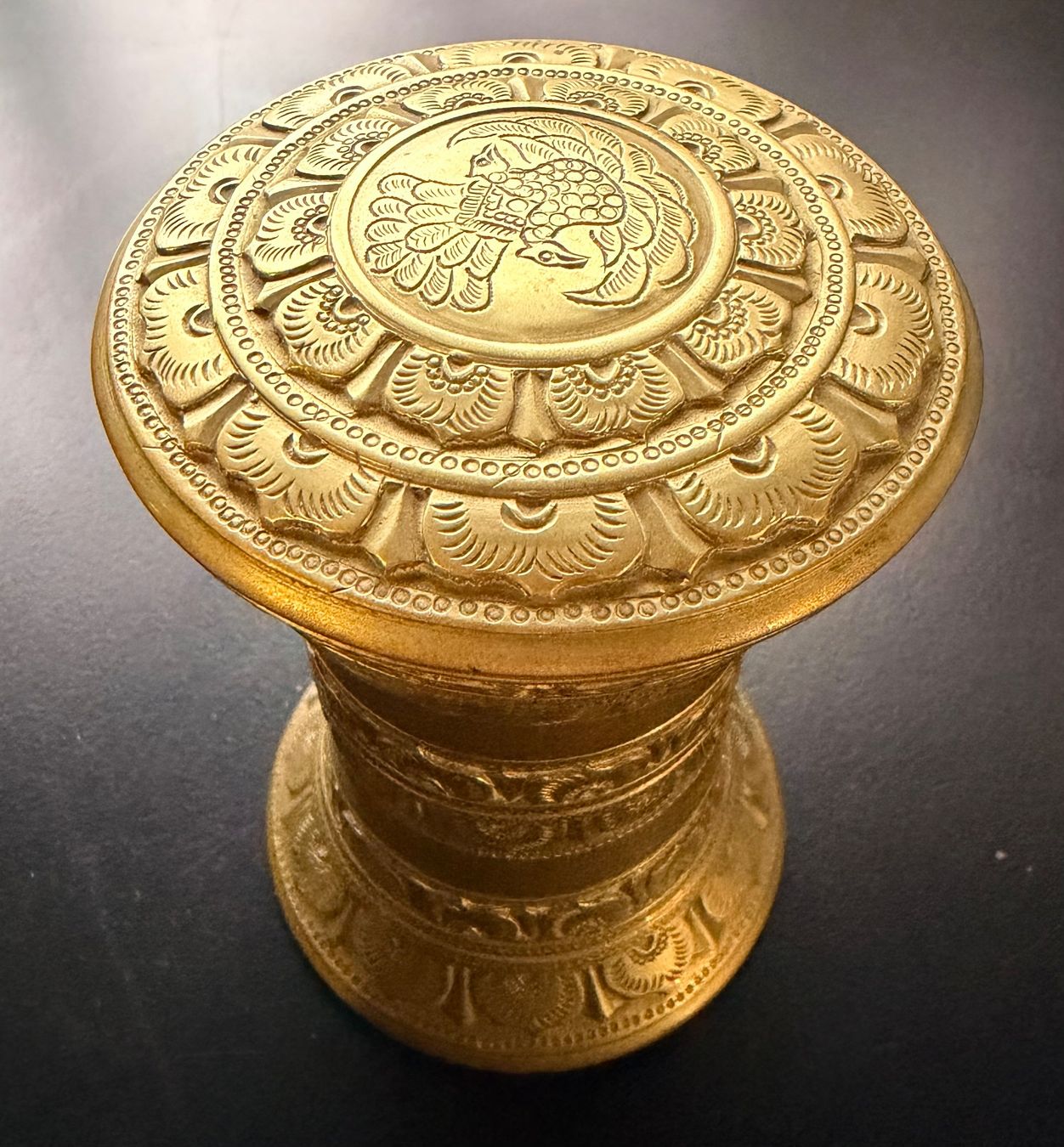 Contenitori & Simili: Vintage Dose / Schmuckdose aus Messing mit Deckel – Usato da Münchenstein venduto da tsp01 1