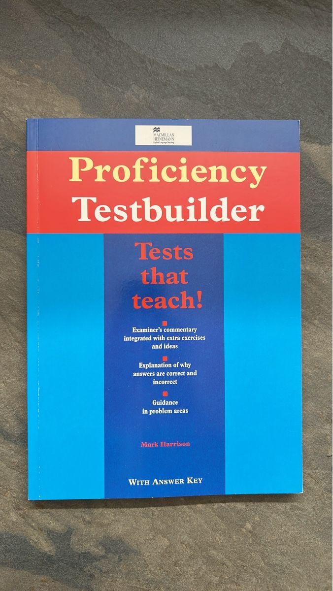 Bücher: Proficiency Testbuilder von Mark Harrison zu verkaufen – Neu (gemäss Beschreibung) aus Amden von Arven-Schmuck