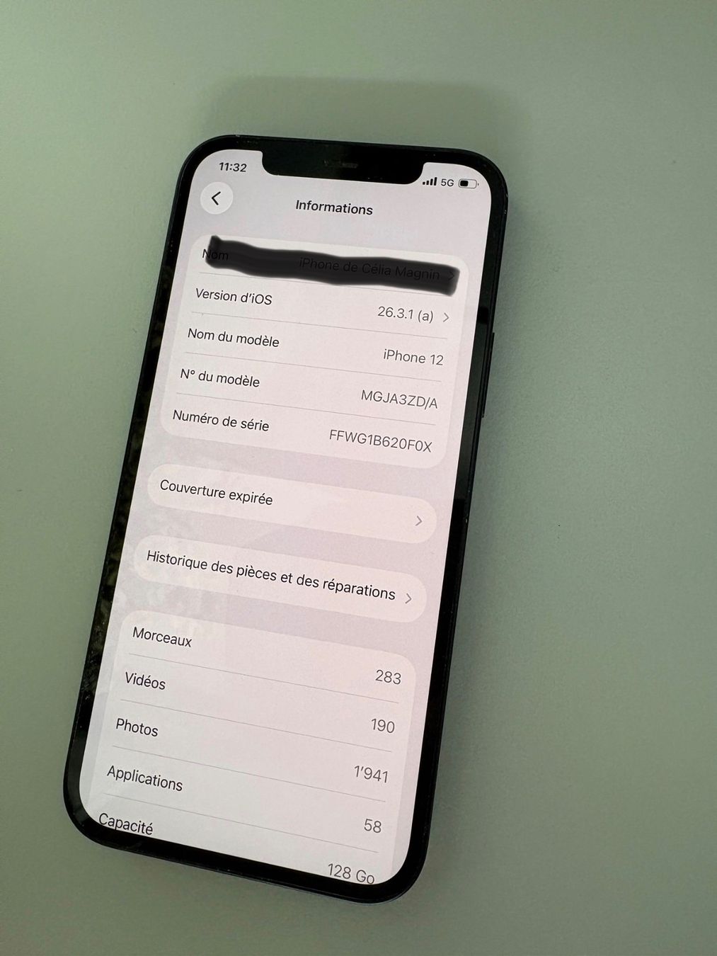 Apple Telefoni cellulari / Smartphones: iPhone 12 – Usato da Mannens venduto da Celiayode 4