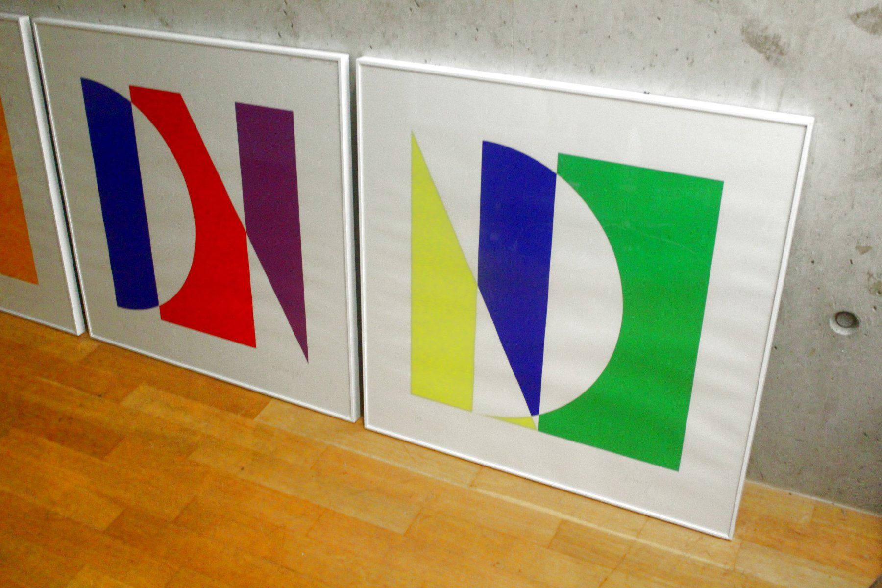 Grafica & Litografie: GOTTFRIED HONEGGER (Schweiz, 1917-2016) Triptychon, 1990 – Usato da Bern venduto da Arting 3