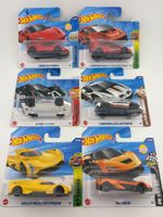 6 Hot Wheels Hypercars Ferrari, Lamborghini, McLaren Mix 44