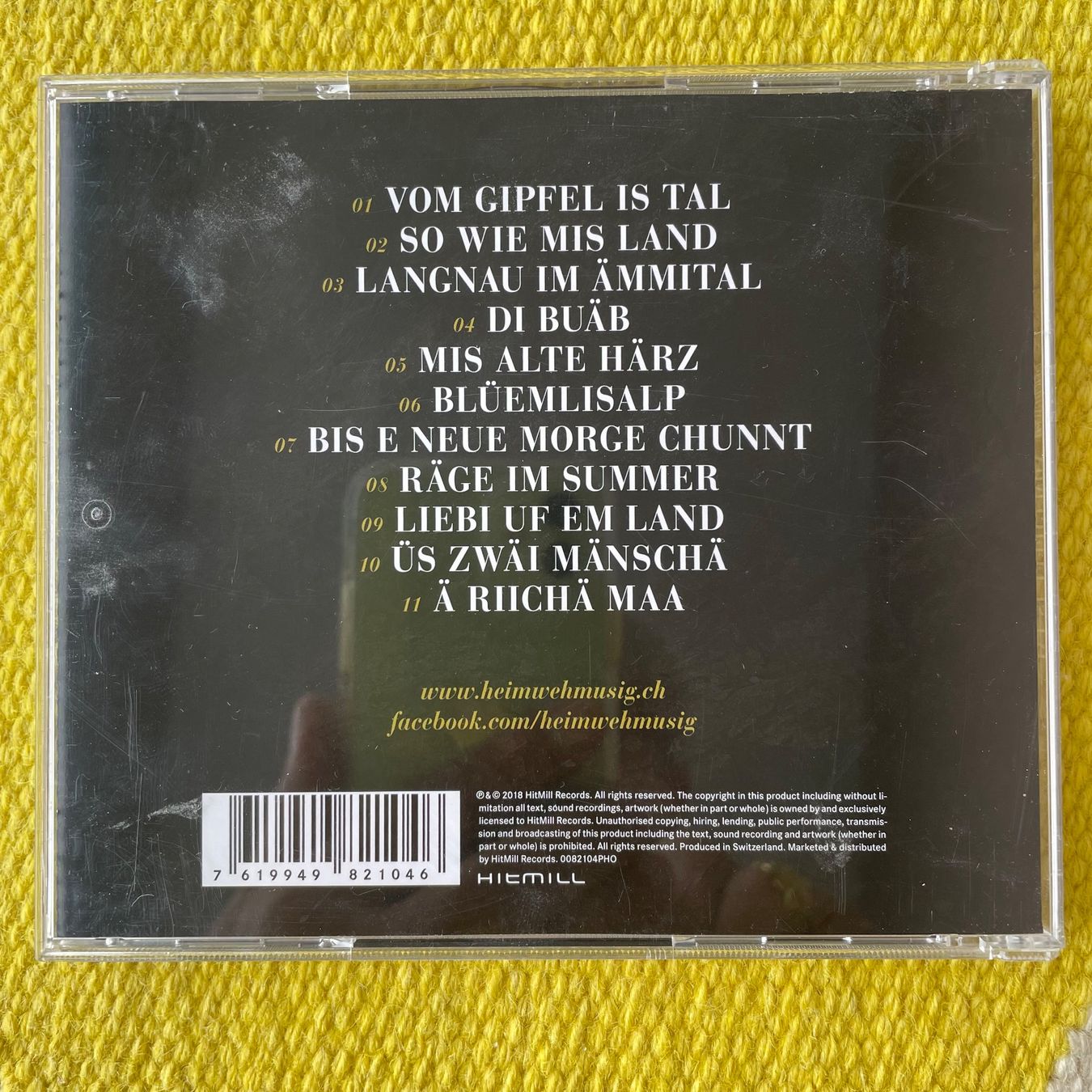 CD: HEIMWEH-VOM GIPFEL IS TAL – Usato da Rorschacherberg venduto da CD-Roli 1