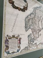 Antike Original-Landkarte Skandinavien 1675, Hubert Jaillot