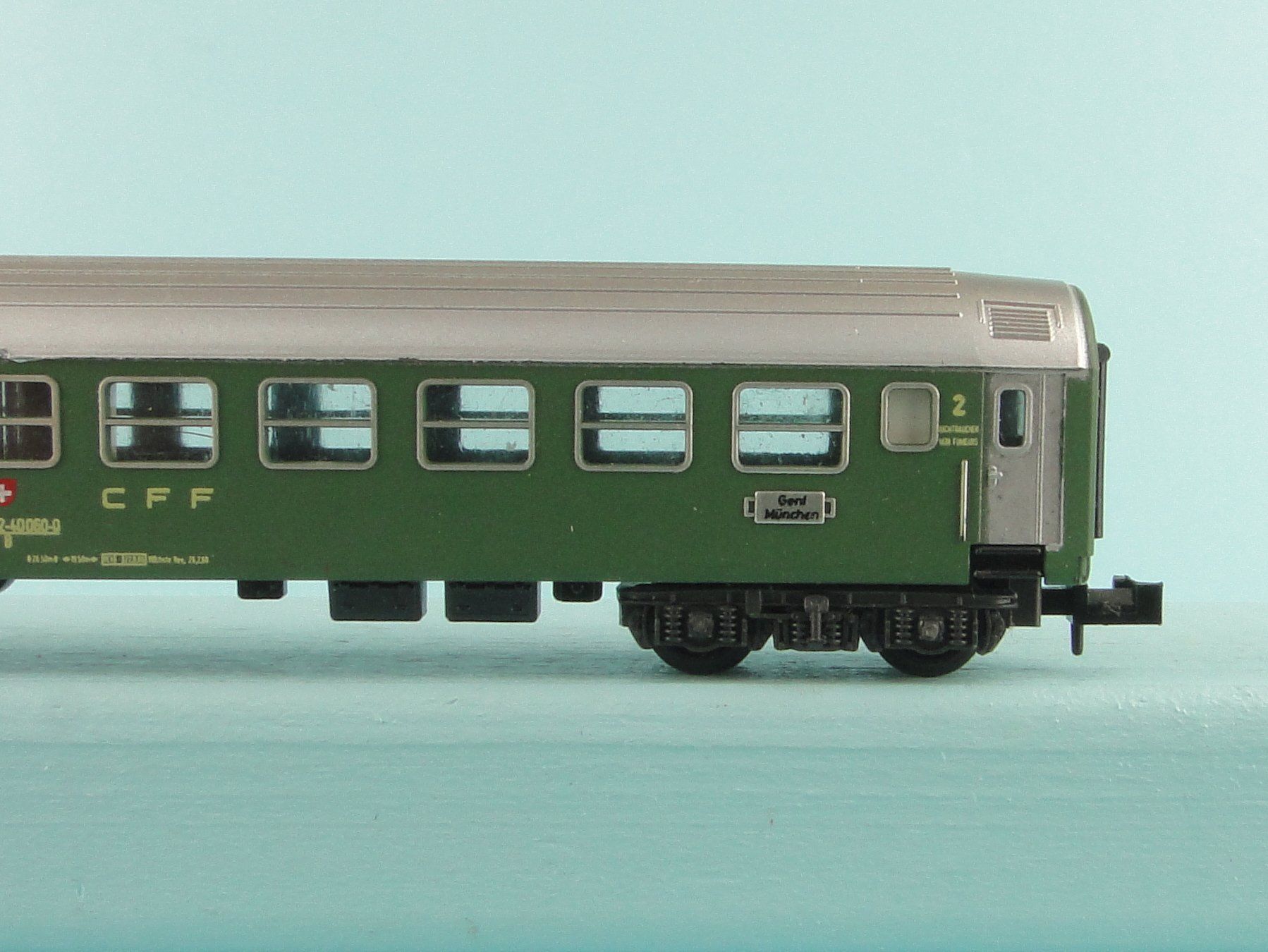 Trix Modellini di ferrovie: Minitrix Spur N SBB RIC 2 Klasse – Usato da Bülach venduto da cann11 3