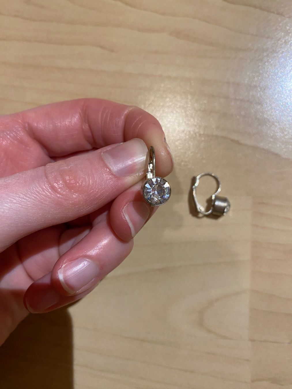 Orecchini pendenti & Orecchini a lobo: Ohrringe Diamanten-Optik – Usato da Zürich venduto da Wim-Broccoli
