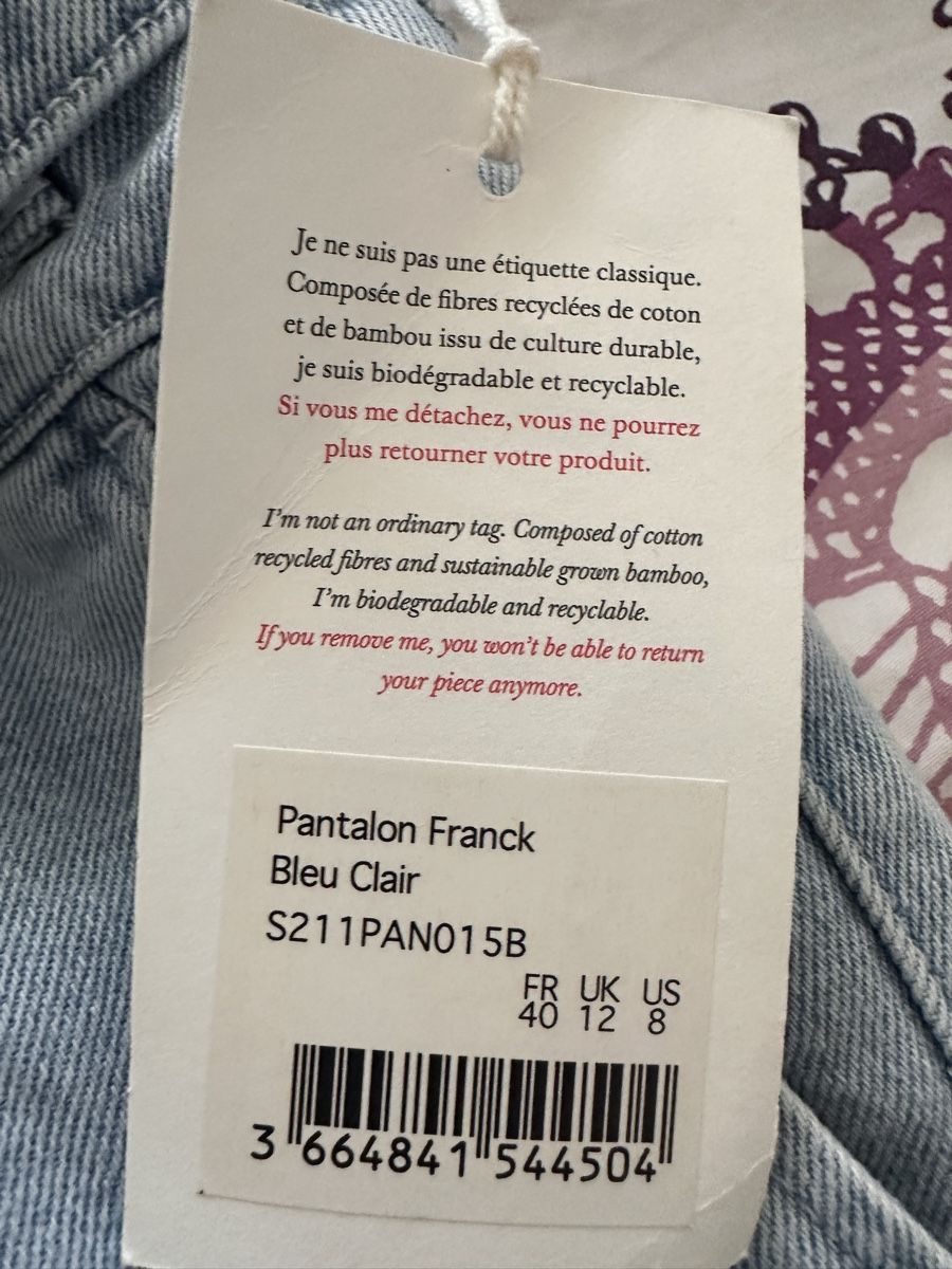 Sezane Jeans: Jeans Sezane Franck – Nuovo (secondo la descrizione) da Zürich venduto da katya_noia 2