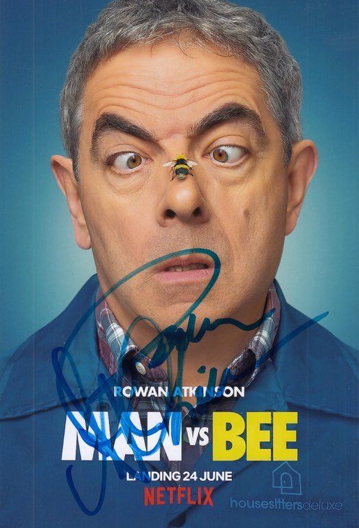 Autografi: Rowan ATKINSON Mr. Bean / AUTOGRAMM – Usato da Egg b. Zürich venduto da Dbunny