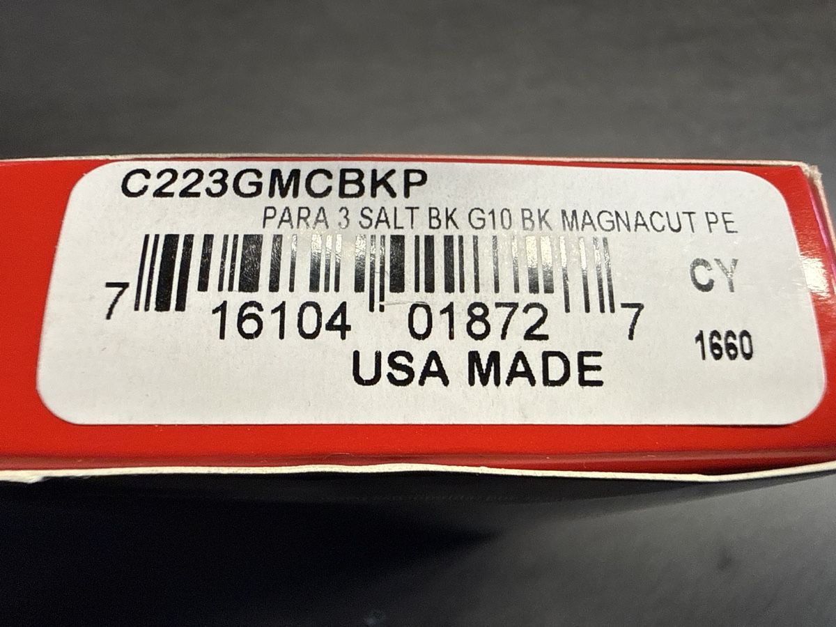 Spyderco Accessori: Spyderco PARA3 Magnacut Black G10 – Nuovo (secondo la descrizione) da Düdingen venduto da ritzu86 4
