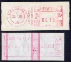 1978/95: Die seltenen PAKETMARKEN der Schweiz !
