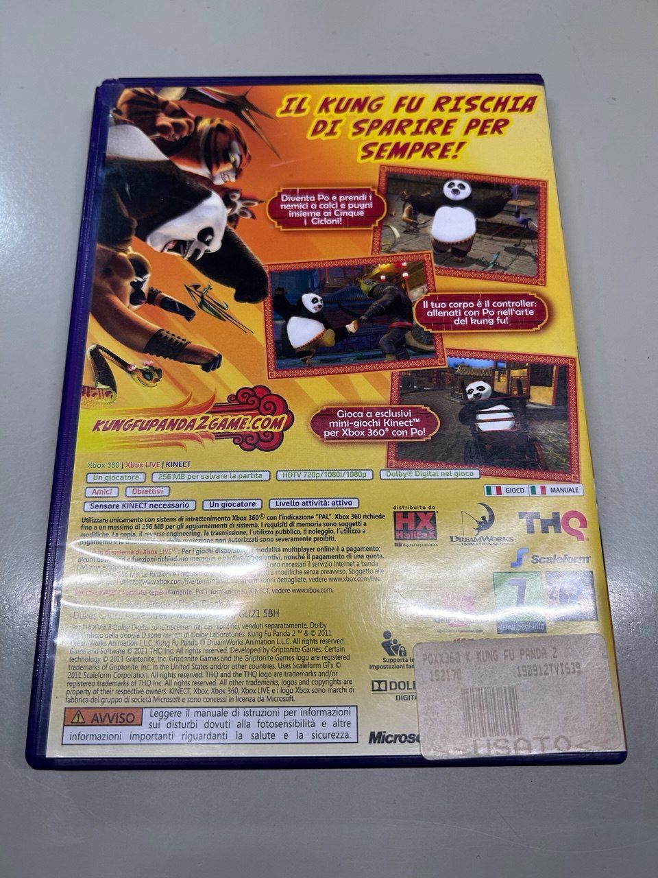 Microsoft Giochi: Kung Fu Panda 2 per Xbox 360 – Usato da Giubiasco venduto da LorisVale 1