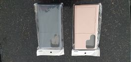 2 Cover mit Kreditkarten-Fach für Samsung S23 Ultra