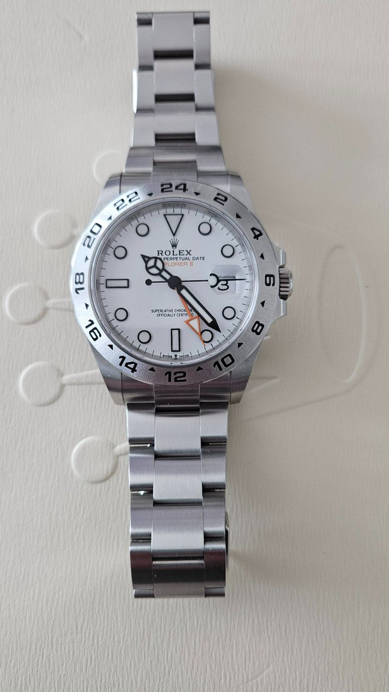 Rolex Orologi: Rolex Explorer 2 226570 JG 2023 Full Set – Usato da Uitikon Waldegg venduto da hddinu