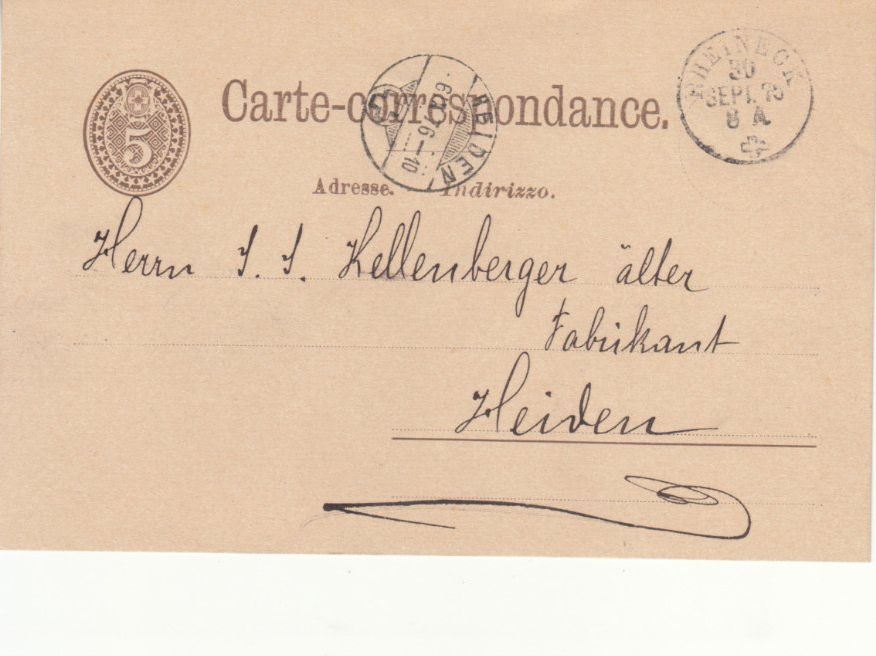 Alle Briefmarken: SGK PK 009 mit ST Rheineck mit Stempelfehler – Gebraucht aus Bürglen TG von StampGraf