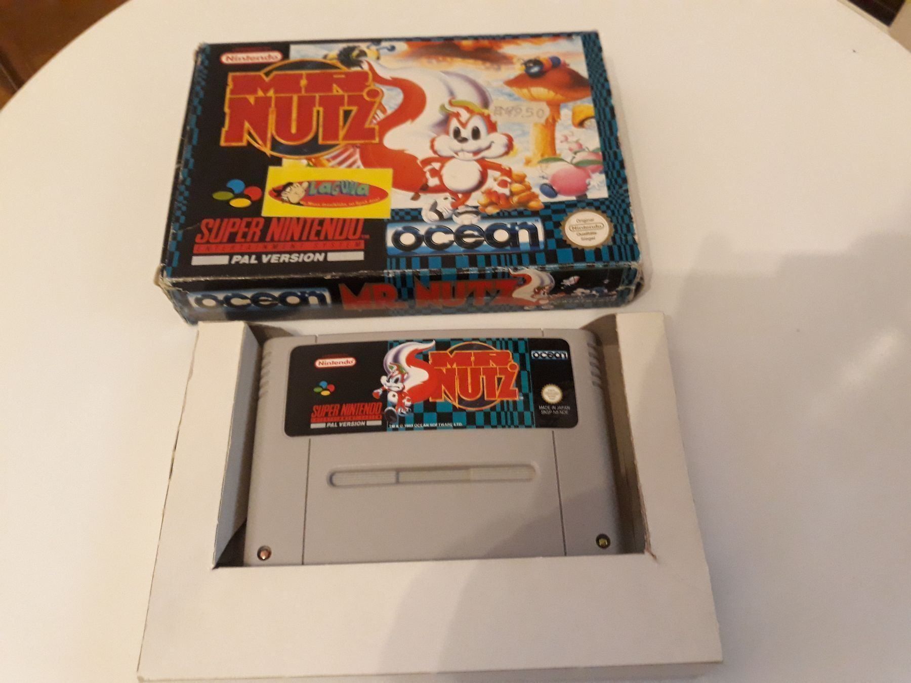 Giochi: Mr.Nutz Super Nintendo SNES Spiel OVP – Usato da Aarau venduto da Kaesekuchen2000