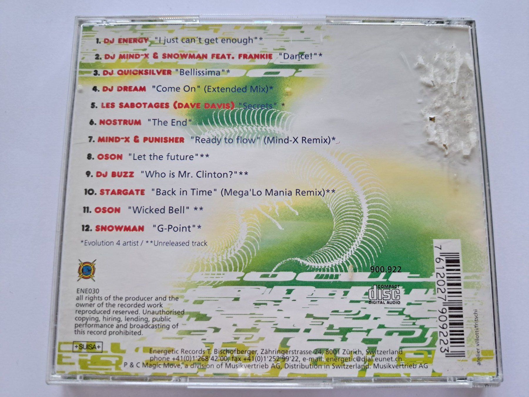 CD: Cd Evolution 4 The compilation  – Usato da Pully venduto da bro_n52j 2