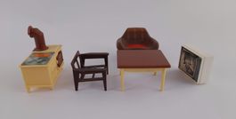 Spielzeug Wohnzimmer aus Plastik retro