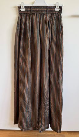 Pantalon ample Mes Demoiselles rayé soie, taille 36, neuf