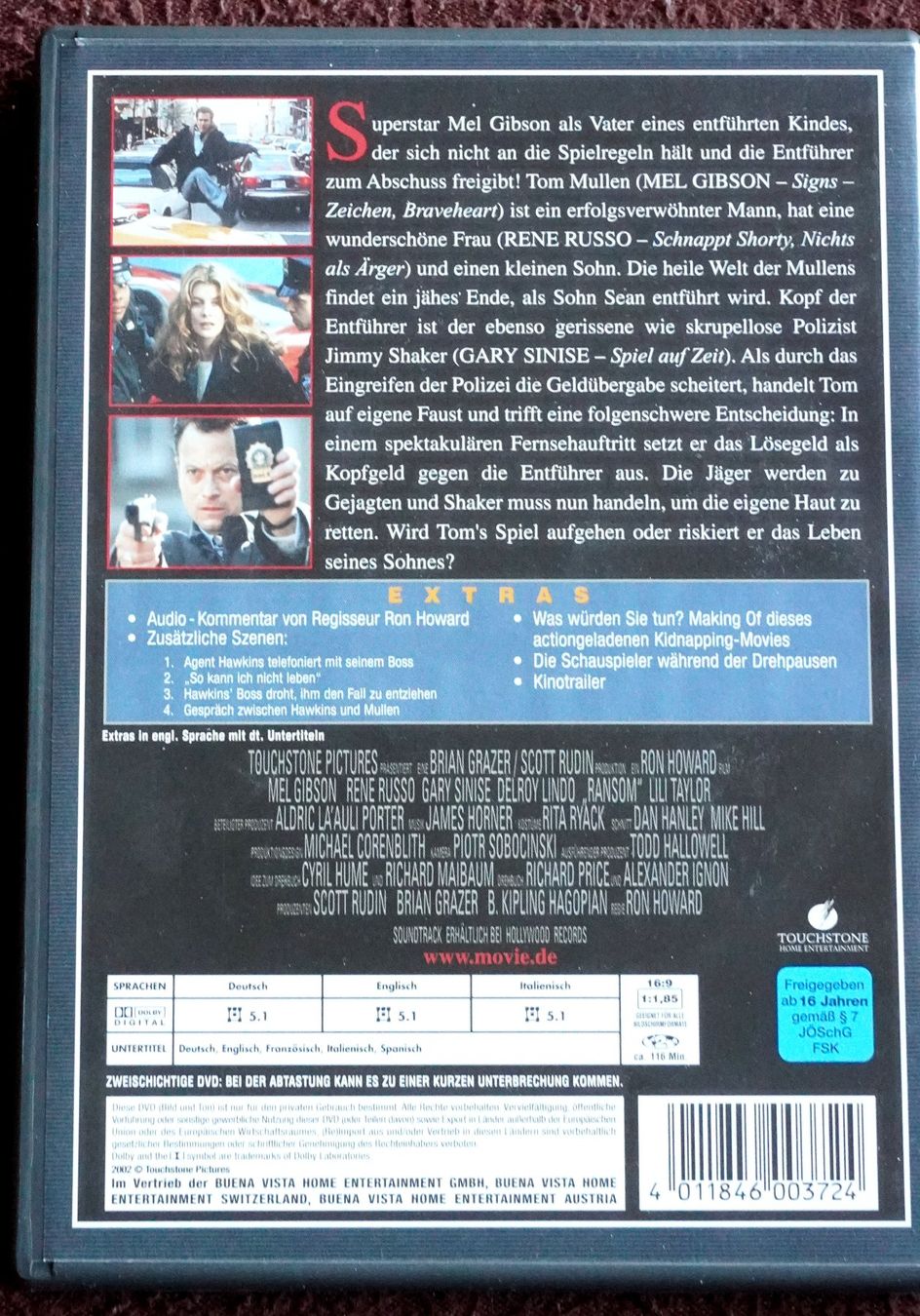 Tutti i DVDs: DVD Kopfgeld - Special Edition mit Mel Gibson – Usato da Heerbrugg venduto da sve_p826 1