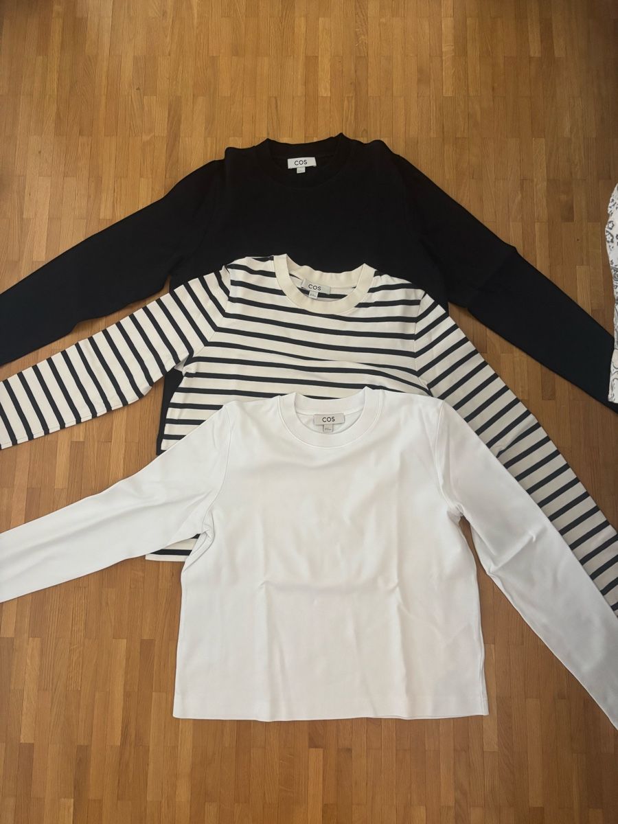 Cos Top: COS basic longarmshirt 3 Stk.  – Usato da Winterthur venduto da savic247