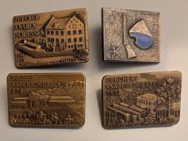 Lot von 4 Knabenschiessen Pins