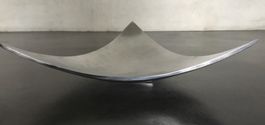 Schale / Obstschale dreieckig, Aluminiumguss