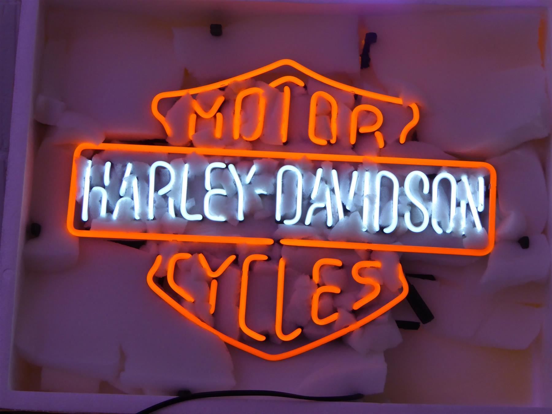 Harley-Davidson Alle Dekorationen: Harley Davidson Neon – Neu (gemäss Beschreibung) aus Ueberstorf von hoster 1