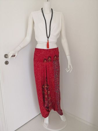 🤩3 STK: BOHO-CHIC YOGA-HOSE ROT & HAUSSCHUHE & D&G P.