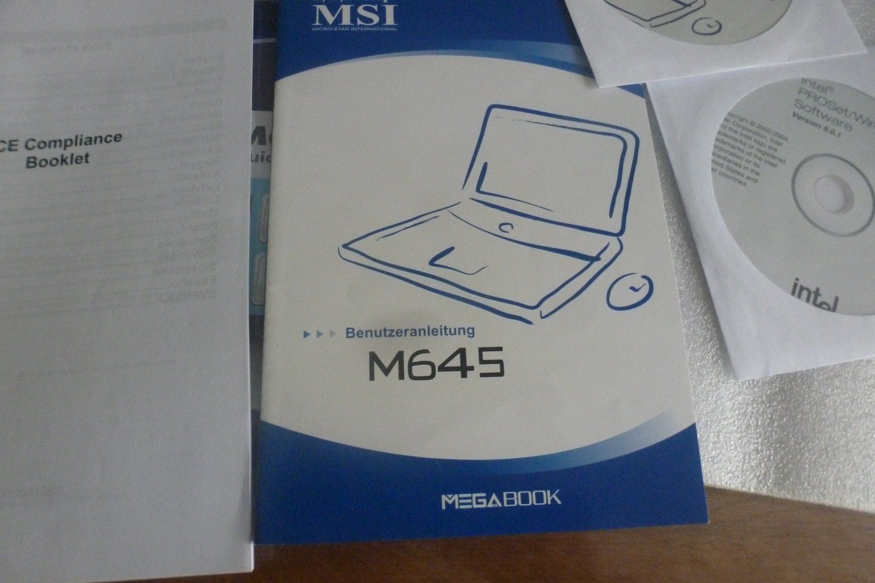 MSI PCs: MSI M645 Megabook Manual – Gebraucht aus Emmen von newdeal1970 3