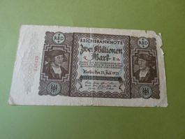 Dt. Reich 1923, 2 Millionen Mark