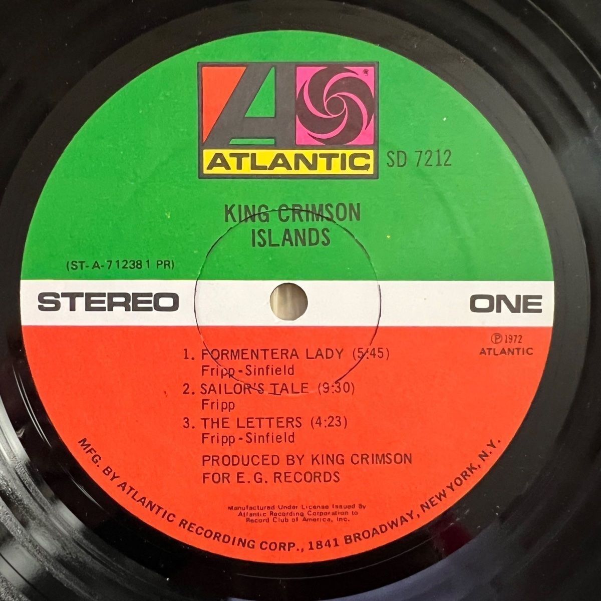 Schallplatten: King Crimson - Islands / US-Press. 1972 – Gebraucht aus Gais von soundcave57 3