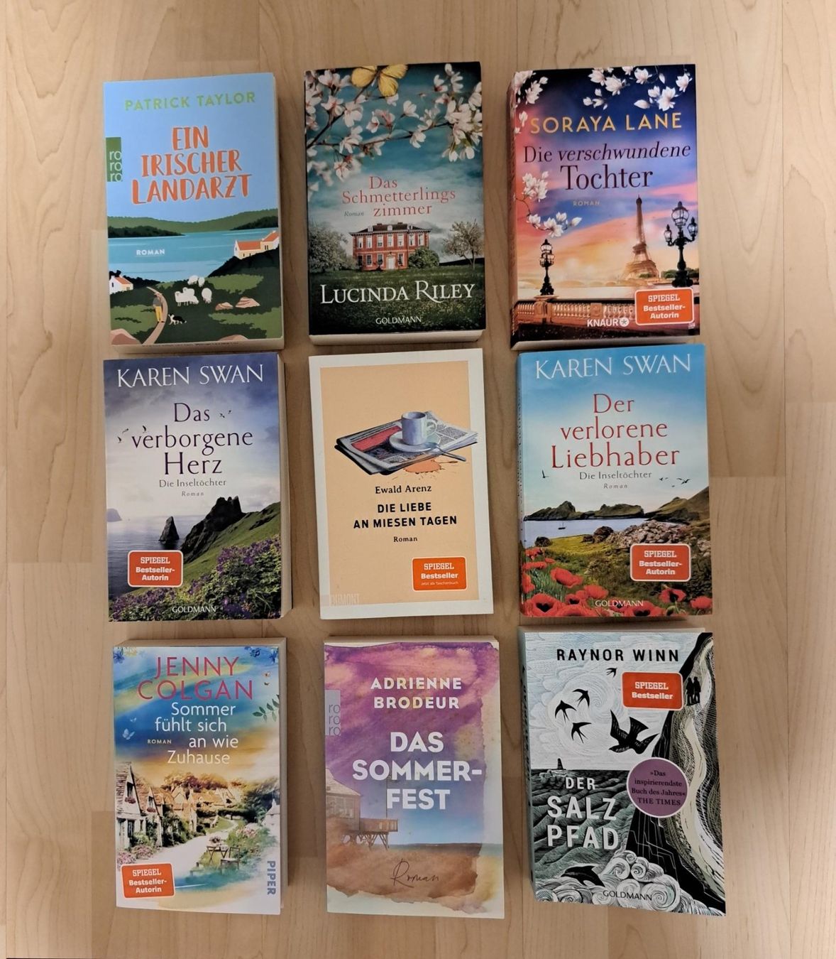 Bücher: 9x Romane, Bücherpaket – Gebraucht aus Basel von Patiscat