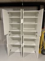 Schrank weiss (2-teilig) mit Regalen guter Zustand gebraucht