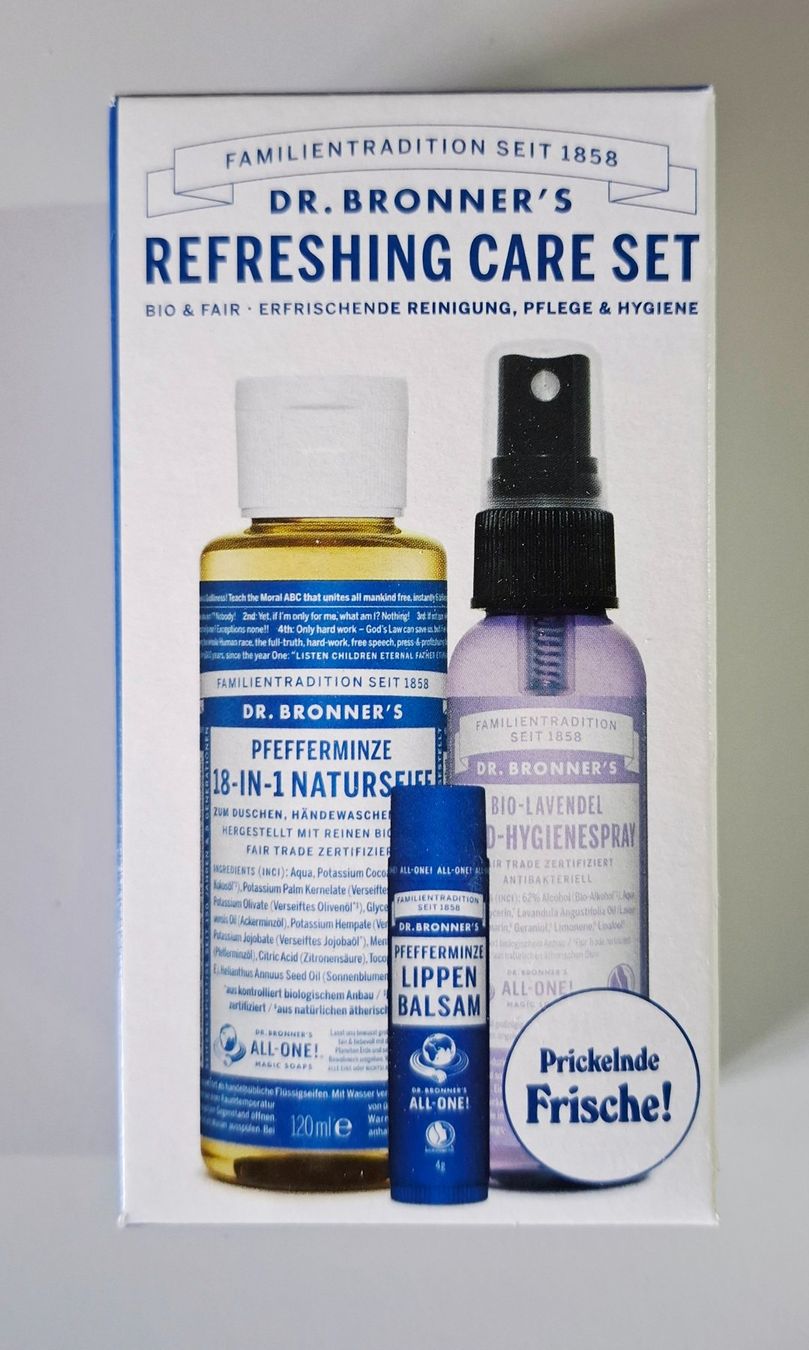 Doccia: Dr. Bronner's Refreshing Care Set – Nuovo e nell'imballaggio originale da Wangs venduto da Soda_95