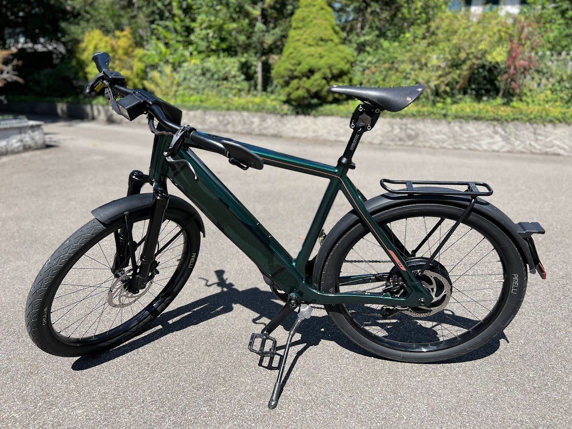 Stromer Biciclette: Stromer ST3 Launch Edition Deep Green, XL + Frontfedergabel – Usato da Küsnacht ZH venduto da PremiAirFPV