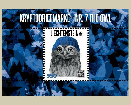Alle Briefmarken: Crypto Stamp - Nr. 7 The Owl Orange – Neu und originalverpackt aus Baar von CryptoShop 1