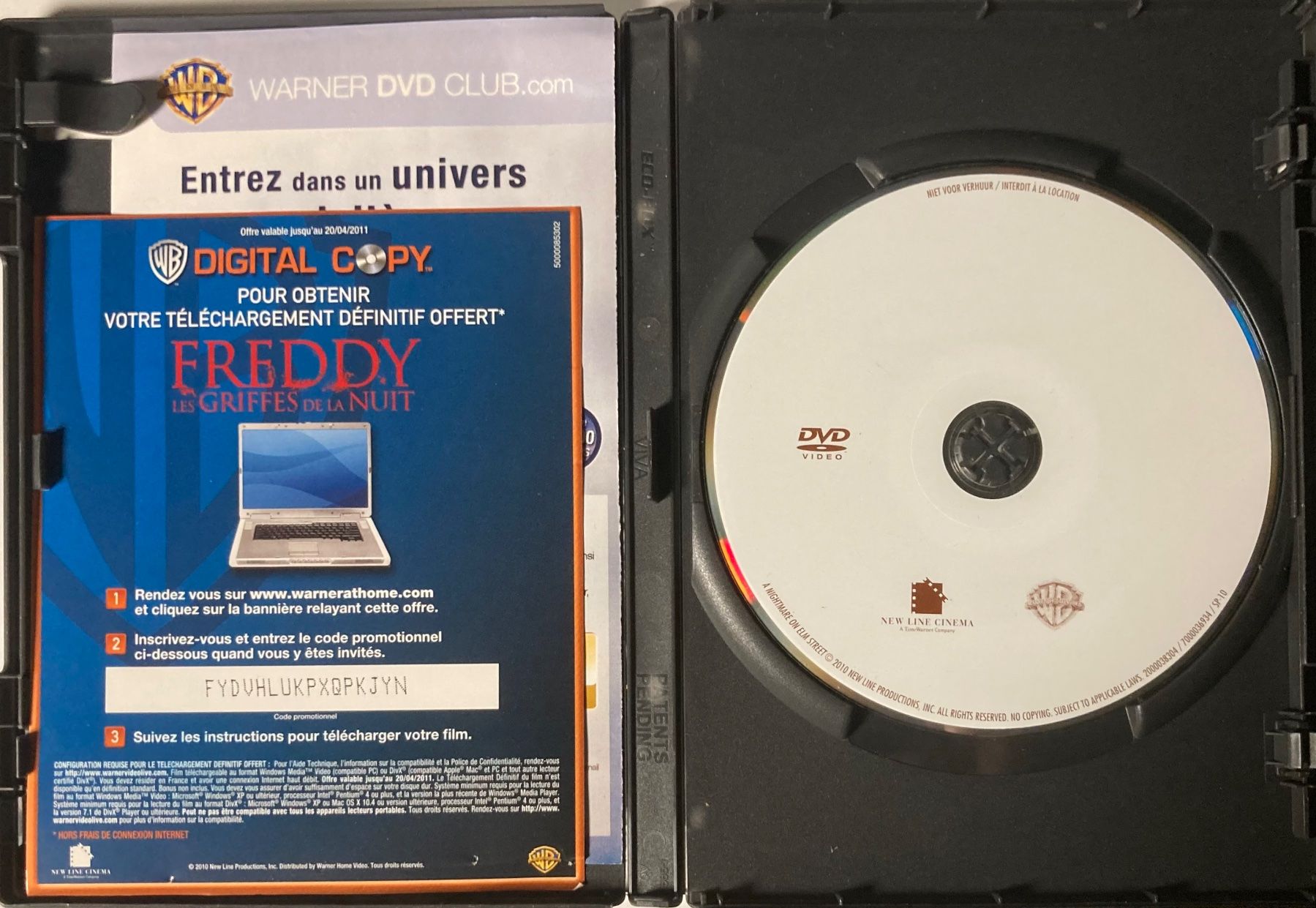 Tutti i DVDs: FREDDY LES GRIFFES DE LA NUIT – Usato da Poliez-Pittet venduto da Newtown-Records 2