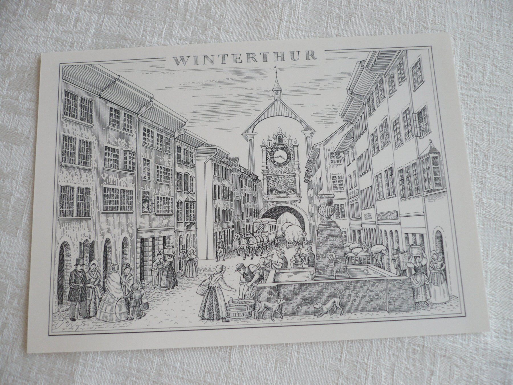 Tutti i francobolli: 1996 "Swiss Stamps Open", Winterthur - Bildpostkarte – Usato da Zürich venduto da saltandpepper008